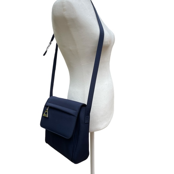 Jennifer Moore Crossbody Bag Purse Navy Blue - Picture 2 of 13